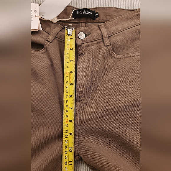 Indi & Cold Nico Twill Wide Leg Pant - Picture 9 of 14